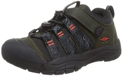 KEEN Newport H2SHO Casual Breathable Comfortable, Basket Garçon Unisex Kinder, Forest Night/Magnet, 24 EU