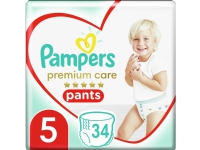 Blöjor-Diapers PAMPERS Premium Care Pants, värdeförpackning, storlek 5 (12-17 kg), 34 st.