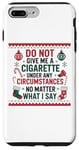 iPhone 7 Plus/8 Plus Funny Christmas Holiday Quitting Bad Habits Design Case