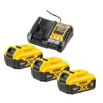 Dewalt DCB1104P3-QW Ladepakke 18V, 3 x 5,0 Ah