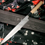 Japanilainen sushi veitsi Yanagiba Ittetsu Forge-welded Shirogami 2 vasenkätisille IJF-11125L 27cm