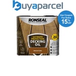 Ronseal 36934 Ultimate Protection Decking Oil Natural Cedar 2.5 litre RSLUDONC25