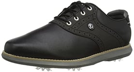 FootJoy FJ Traditions Women's Golf Shoes, Size UK 4.5 Medium, Black