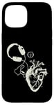 iPhone 15 Headphones and heart #2 for EDM Lovers and DJs Case