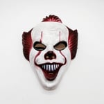 Pelottava elokuva Kova muovinaamio Peruukki Juhlapuku Klovni DC-naamio Pimeä Ritari Cosplay Kauhu Joker Maski Rekvisiitta Halloween