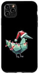 Coque pour iPhone 11 Pro Max Chapeau de Noël en origami avec grue en papier japonais