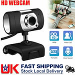 Webcam With Microphone Web Cam Usb 2.0 Camera For Computer Pc Laptop Desktop