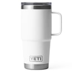 YETI Rambler 20 Oz Travel Mug (White)