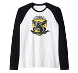 Harry Potter Hufflepuff Chest Badge Raglan Baseball Tee