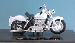 Harley Davidson K Modèle 1952 Blanc 1:18 Modèle 18858 MAISTO