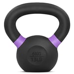 Yes4All EVZU Kettlebell en revêtement en poudre, 6 kg, violet