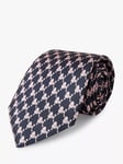 Mulberry Silk Poodle Tie, Night Sky/Powder Rose