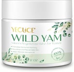 Wild Yam Cream,Organic Balancing Cream for Menstrual & Menopause Relief,Women