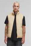 Urban Classics Stilren Olivgrön Quiltad Väst för Herr (unionbeige,XXL)