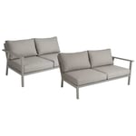 Moduler, Loungesoffa Samvaro, sh. 43 cm, khaki