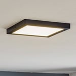 Paulmann Abia -LED-paneeli 30x30 cm, 2 700 K musta