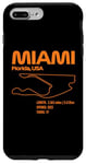 Coque pour iPhone 7 Plus/8 Plus Circuit de course à Miami Formula Racing Circuits Sport