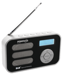 POWERplus - Stork,  portabel digitalradio med Solcell- och USB-laddning