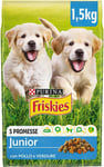 Croquettes Chiots Croquettes Pour Chiens Purina Friskies Junior Poulet 1,5Kg