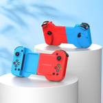 Manette de jeu - WIRLSWEAL - Switch à Six Axes - Bluetooth - Double vibrations - Bleu et Rouge