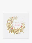 The Proper Mail Company Happy Christmas Birds in Foliage Greetings Card