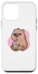 Coque pour iPhone 12 mini Capybara Bubble Tea Lovely Cute Capyboba Boba Milk Tea