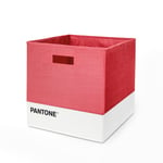 Pantone™ - Boîte à objets multi-usages, idéale comme cube de rangement pour enfants et organiseur d'armoire peu encombrant - Panier de rangement pliable pour bibliothèques, 32,5 x 32,5 x 32,5 cm -