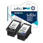 LCL Cartouches d'encre Remanufacturées PG545XL CL546XL (1 Noir 1 Couleur) Remplacement pour Canon IP2850 MG2550 MG2500 Series MG2450 PlatinumSerie