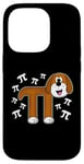 Coque pour iPhone 14 Pro PI Tag chien mathématicien enseignant mathématicien