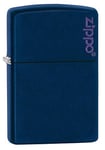 Zippo 60001569 Logo Briquet Laiton Navy Mat 3,5 x 1 x 5,5 cm