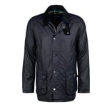 BARBOUR Veste En Cire Avec Écusson Crested Ashby MWX2068NY92 Bleu Marine