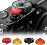 Lot de 4 boutons d'obturation souples en cuivre pour appareil photo Fujifilm X100 X100VI X-T5 X-T4 X-T3 (rouge/laiton/orange/noir)