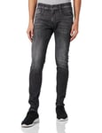 Replay Men's Jeans Bronny Slim-Fit Aged with Power Stretch, Gray (Dark Gray 097), 31W / 30L