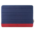 KMP Housse de Protection Universelle pour Ordinateur Portable jusqu'à 13,9" Bleu/Rouge