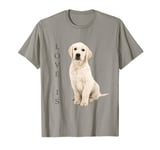 Labrador Retriever Shirt Women Men Kids White Lab Mom Dad T-Shirt