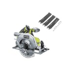 Pack RYOBI - Scie circulaire R18CS7-0 - brushless 18V One+ - 60mm - sans batterie ni chargeur - Guide de coupe RAK03SR