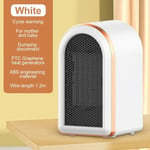 Xiaomi-Chauffage électrique portable,110V,220V,1200W,PTC Twomagazines ed Energy,Mini ventilateur pour chambre et bureau,Petit chauffage réglable - Type White-EU