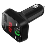 Bluetooth 4.1 / FM transmitter til bil - Sort