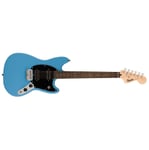 Squier Mustang HH, Laurel Fingerboard, Black Pickguard, California Blue