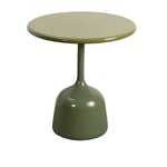 Cane-Line - Glaze Soffbord Liten - Olive Green/Green - Småbord & Sidobord utomhus - Grön - Metall/Sten