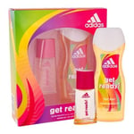 Genuine Adidas Get Ready EDT 30ML + Nourishing Shower Gel 250ML For Her Giftset