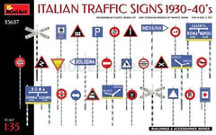 MINI ART 35637 1/35 Italien Traffic Signs 1930-40's