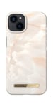 iDeal Of Sweden Coque de Protection pour iPhone 13 (Doublure en Microfibre, Compatible avec Chargeur sans Fil Qi) (marbre nacré)