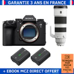 Sony A9 III + FE 200-600mm f/5.6-6.3 G OSS + 2 Sony NP-FZ100 + Ebook '20 Techniques pour Réussir vos Photos' - Appareil Photo Professionnel