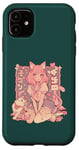 Coque pour iPhone 11 Anime Cat Girl Manga Hearts Kawaii Cute Holiday Valentines