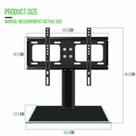 Universal TV Stand Bracket Desk Table Top LED Plasma VESA Mount For 22-70" TV