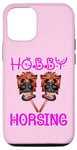 Coque pour iPhone 15 Chevaux Bâton-Cheval HOBBY HORSING