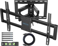 BONTEC Universal TV Wall Mount for 37-86 Inch Flat and Curved TVs up to 65kg, TV