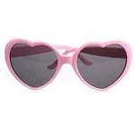 HANBIN Heart Shape Party Favors Sunglasses for Kids Adults Heart Shape Women's Sunglasses Pink 140 * 56 * 132MM