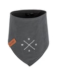 Trixie BE NORDIC neckerchief M: 40 cm dark grey with wind rose motif